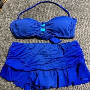 Lauren Ralph Lauren Royal Blue Swimsuit